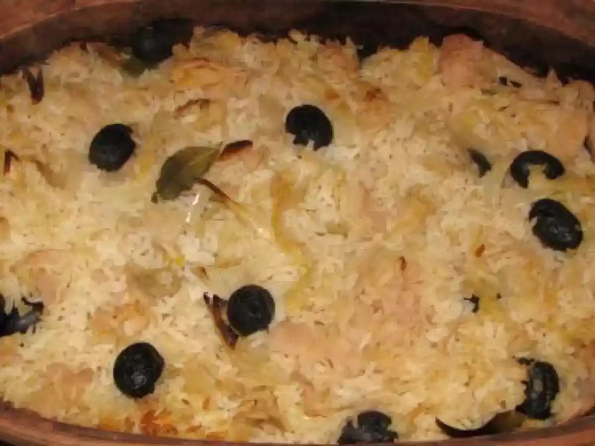 Carne de la garnita cu varza, orez, masline si ceapa - poza 15