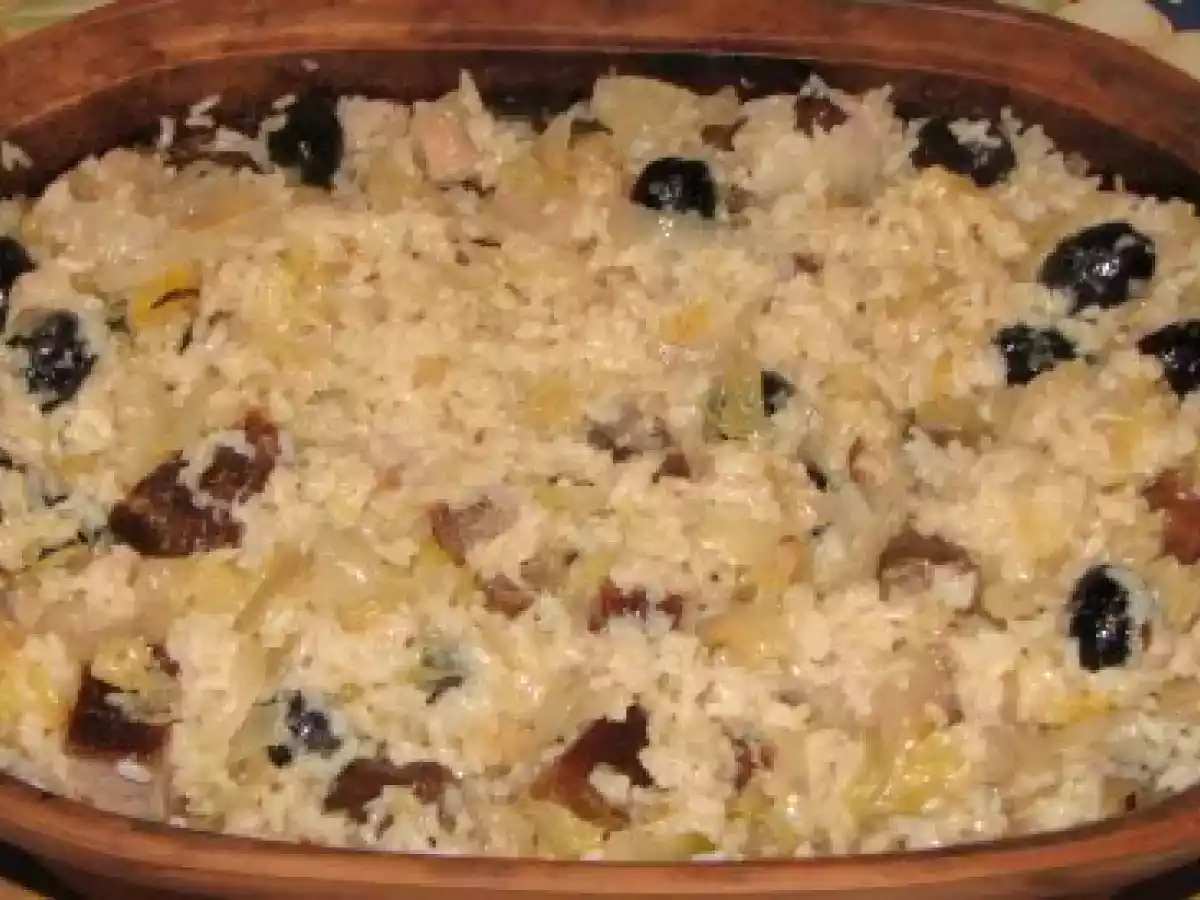 Carne de la garnita cu varza, orez, masline si ceapa - poza 16