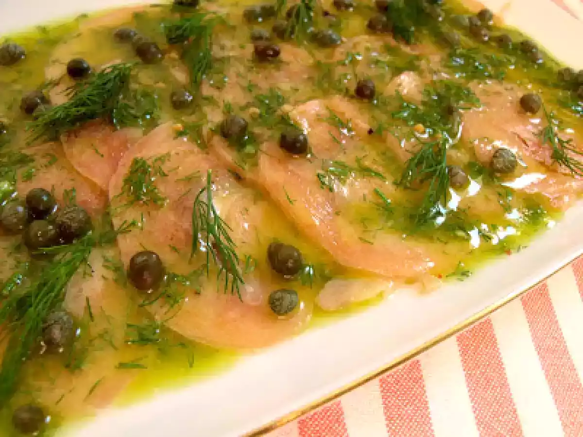 CARPACCIO DE SOMON(SALMON CARPACCIO)