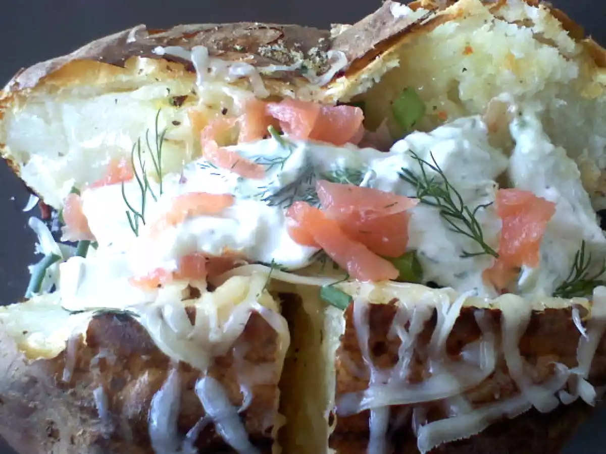 Cartof copt cu somon - poza 3