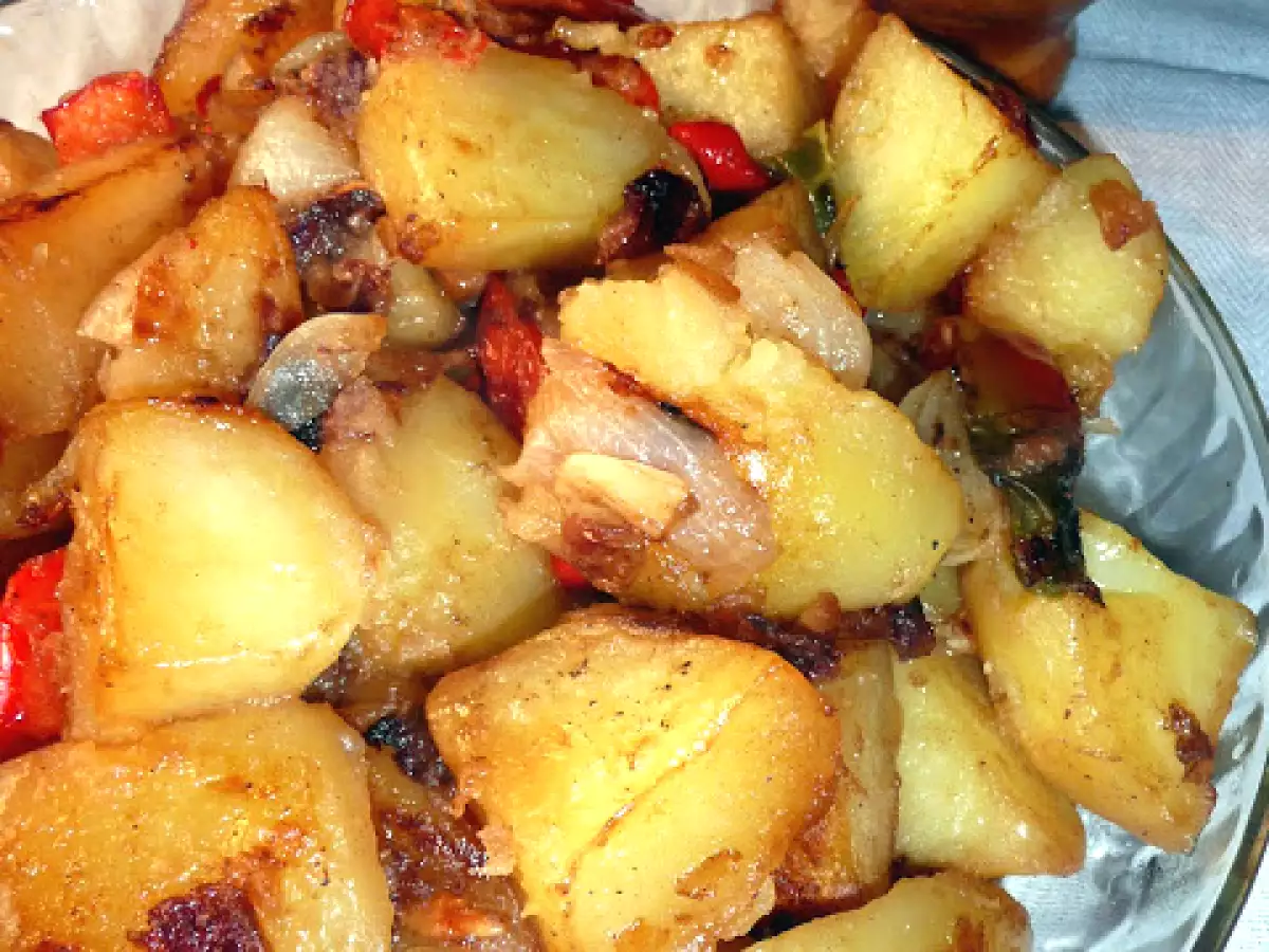 Cartofi caramelizati...and stuff