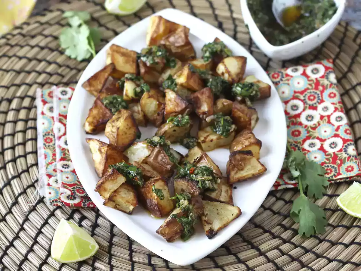 Cartofi copți cu chimichurri - poza 3