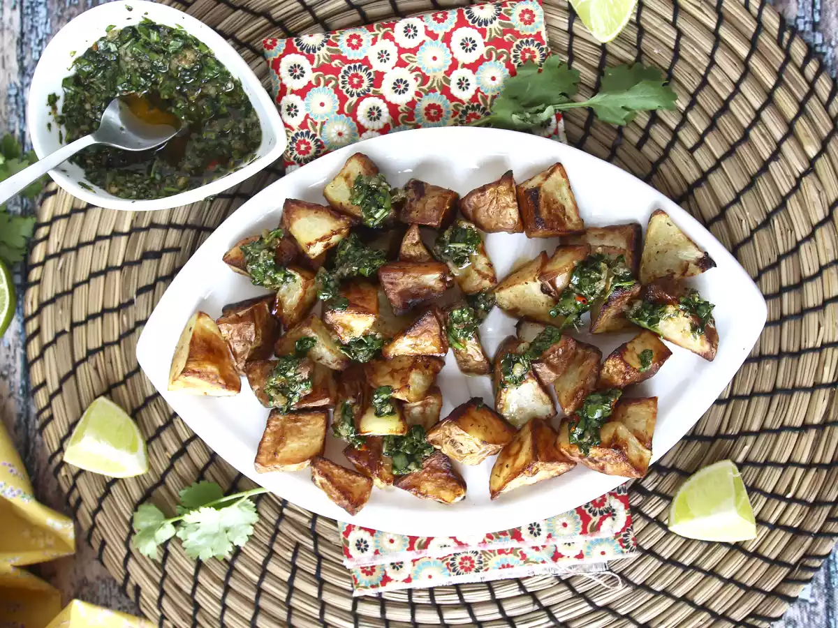 Cartofi copți cu chimichurri - poza 7