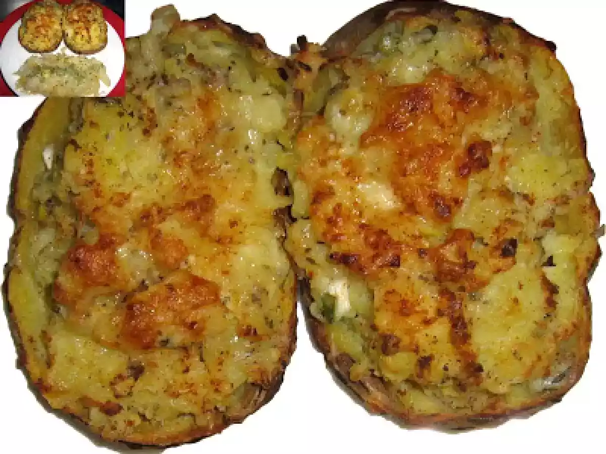 Cartofi copti de doua ori cu salata de varza murata - poza 5