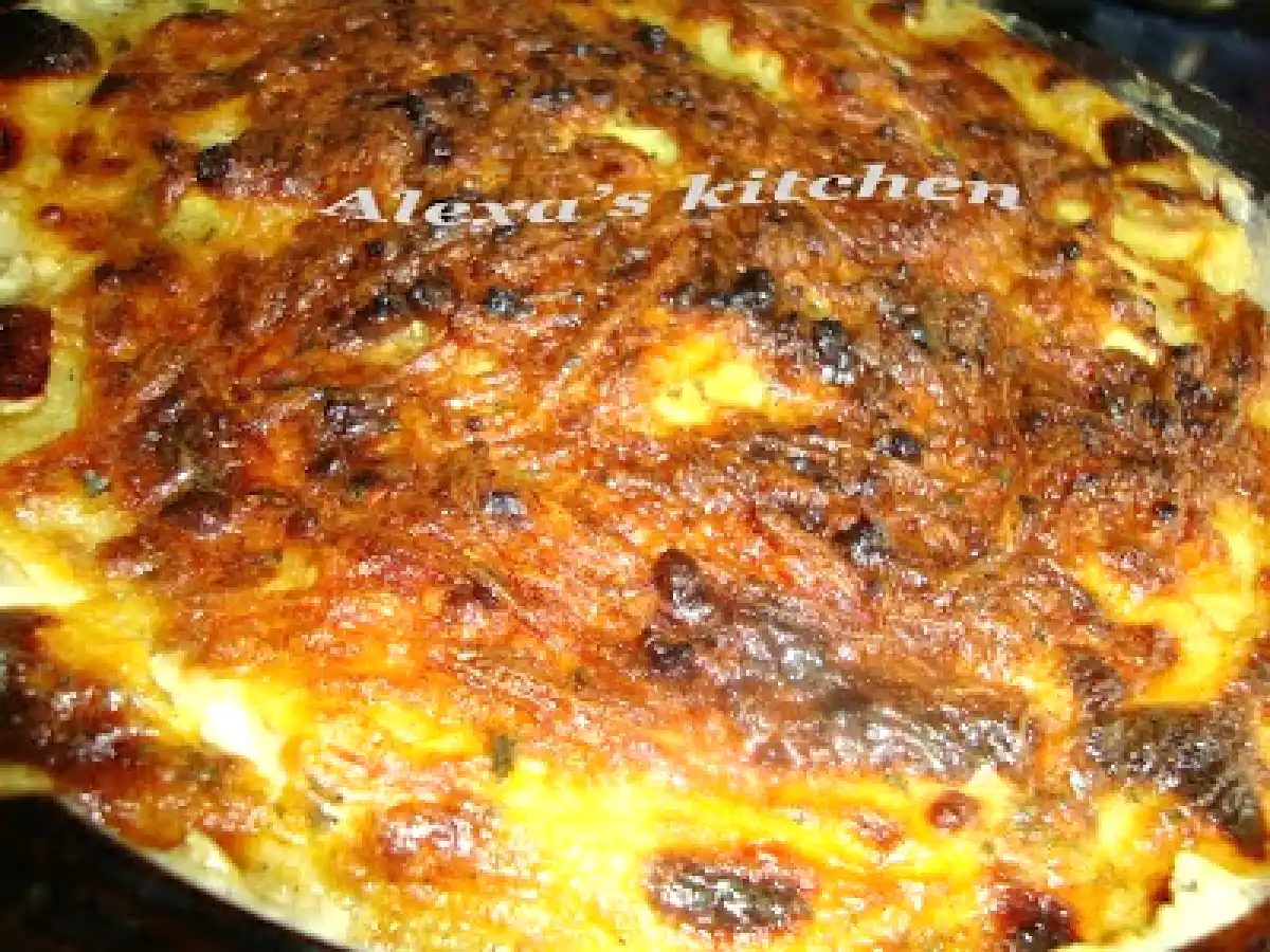 Cartofi cu carne tocata la cuptor - poza 4