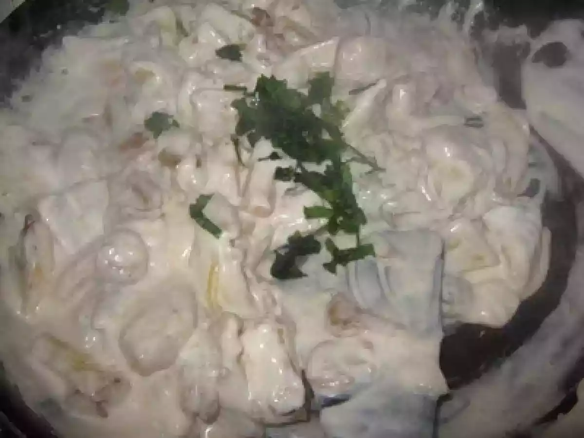 Cartofi cu ciuperci si smantana - poza 5