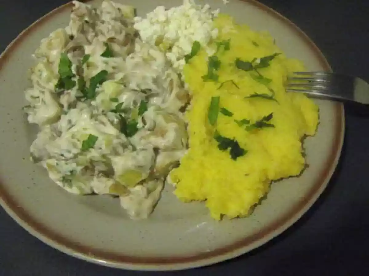 Cartofi cu ciuperci si smantana - poza 6