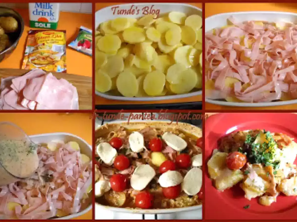 Cartofi cu sunca la cuptor - Ideea Zilei cu Maggie - poza 2