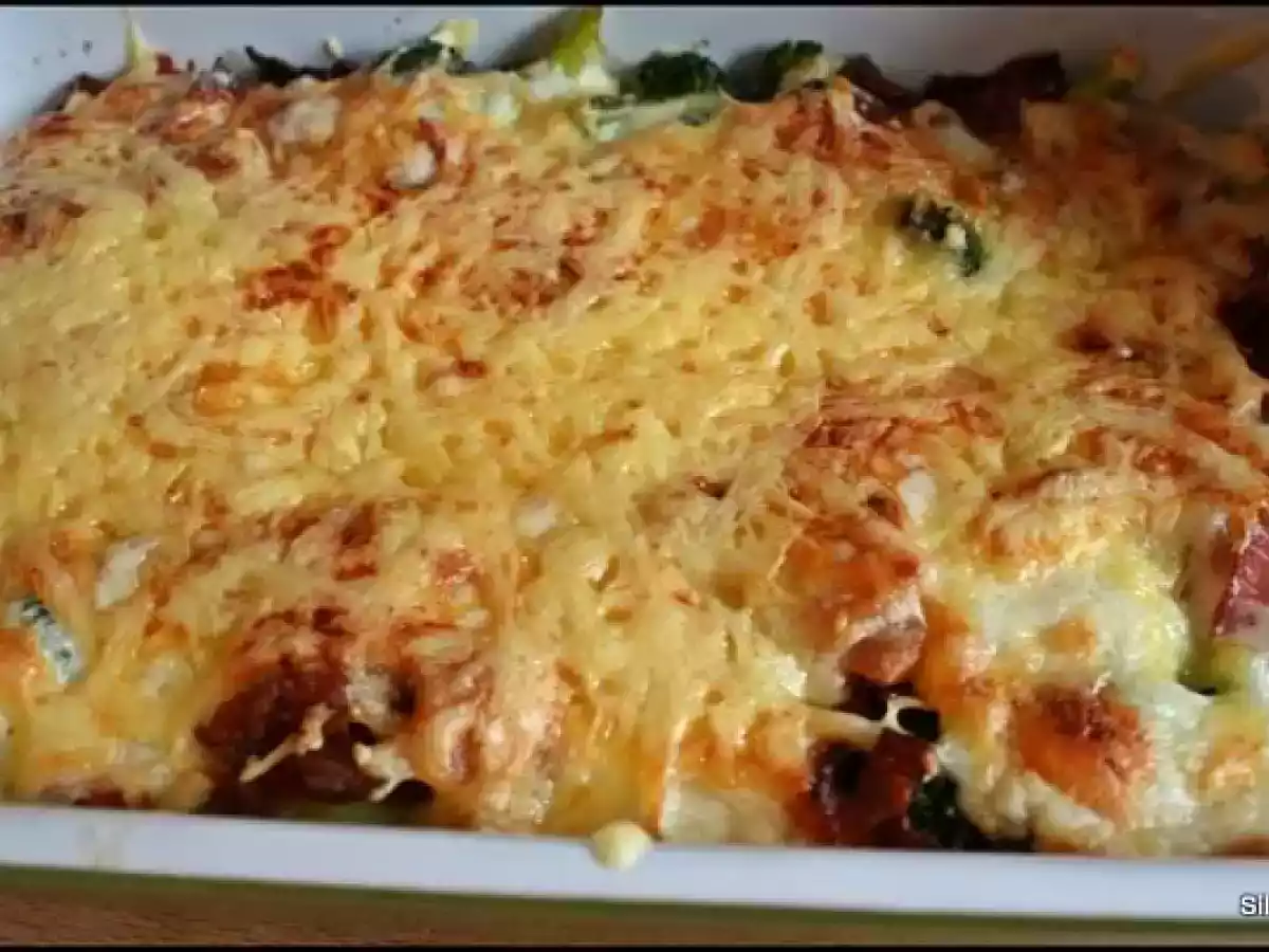 Cartofi gratin, cu bacon si broccoli - poza 4