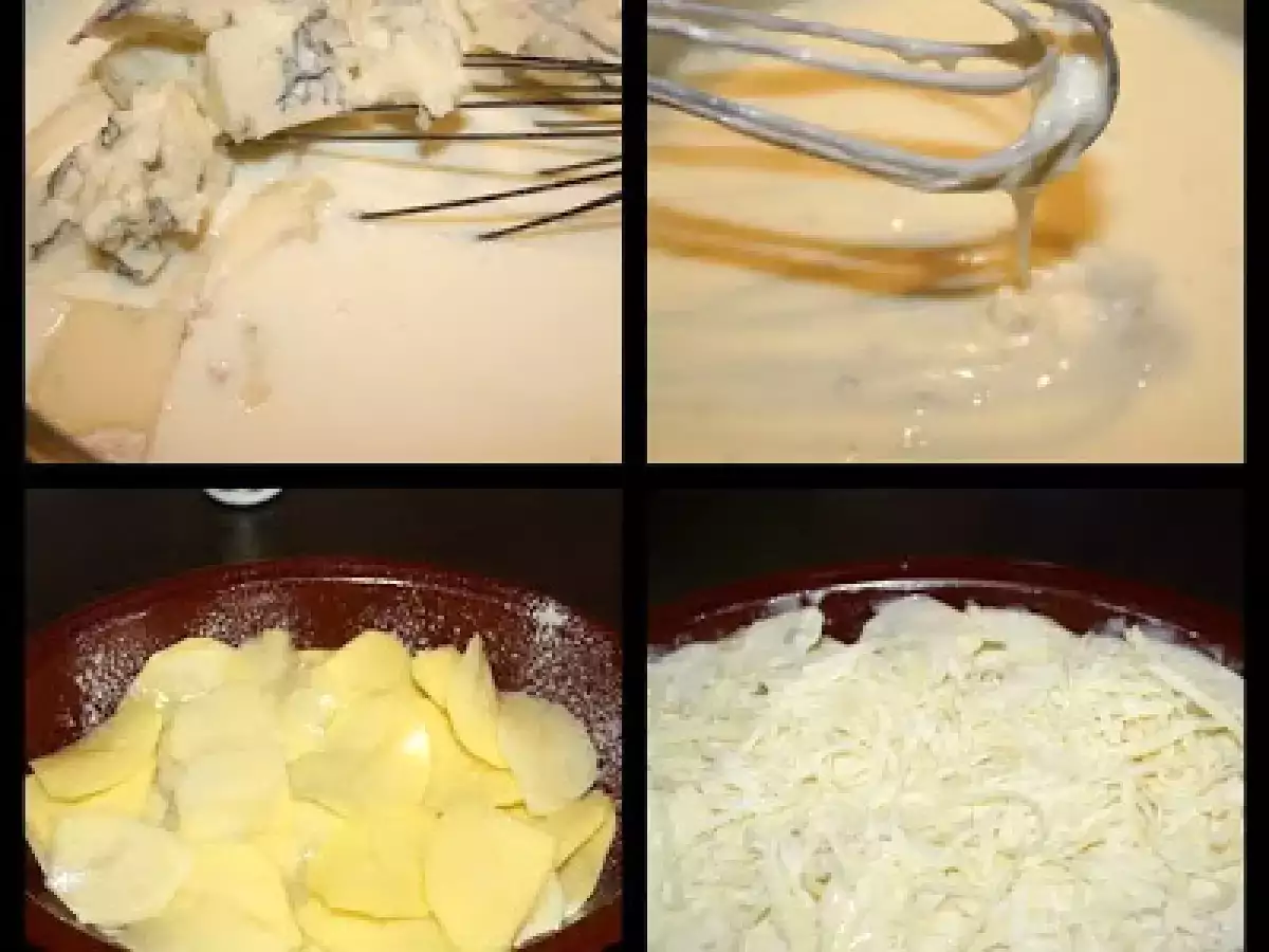 Cartofi gratinati cu Gorgonzola - poza 3