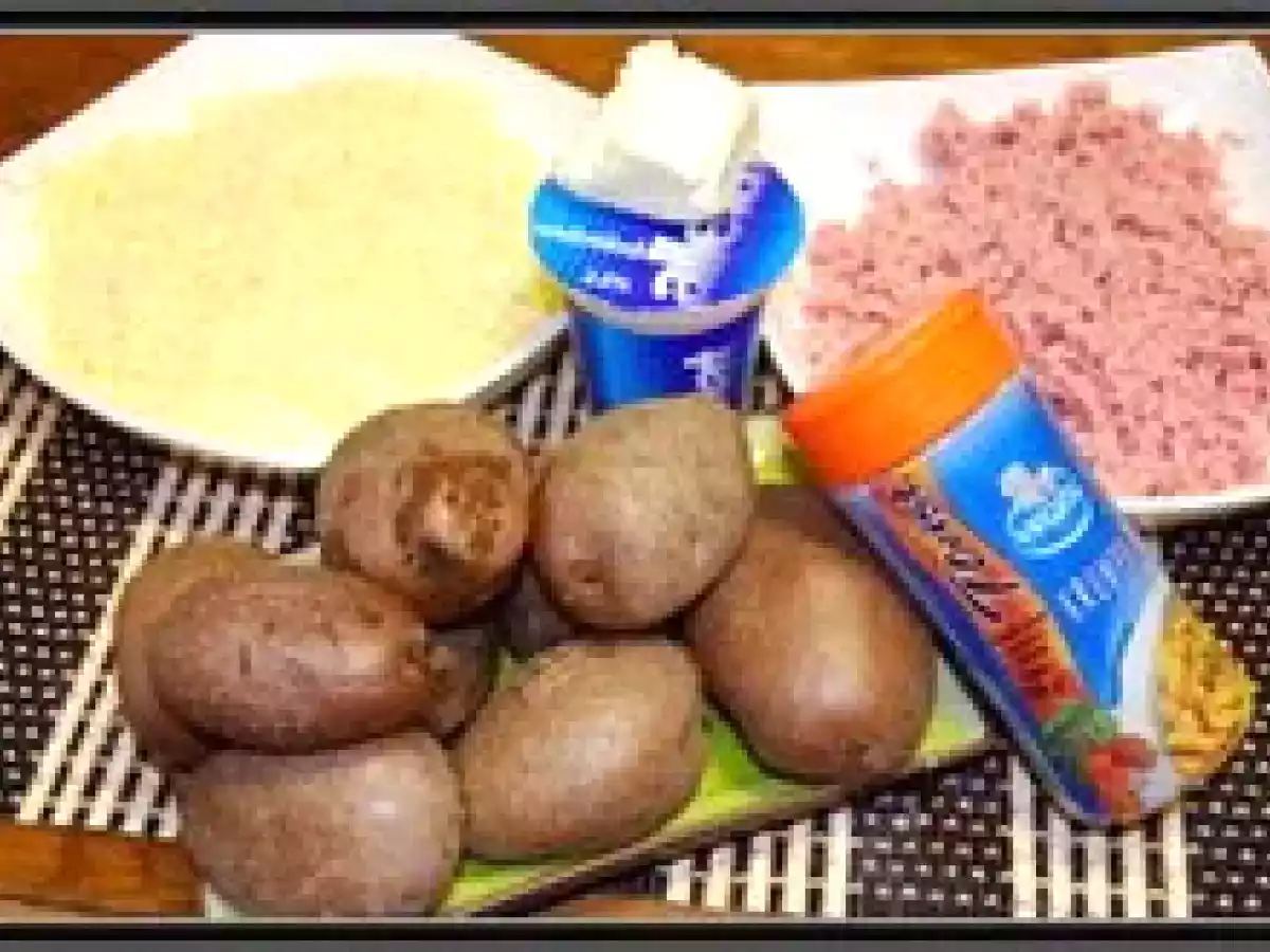 Cartofi gratinati cu sunca si cascaval - poza 2