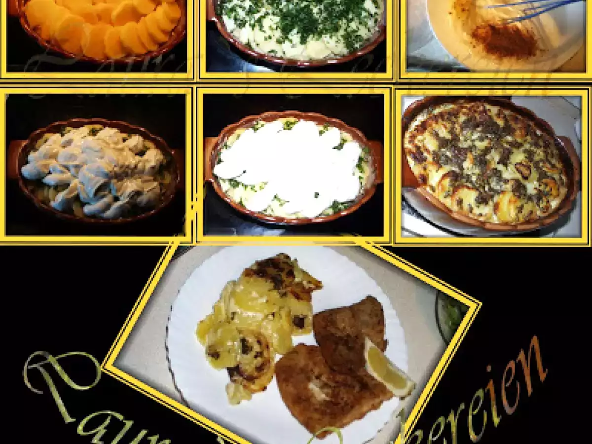 CARTOFI GRATINATI / KARTOFFELGRATIN - poza 2