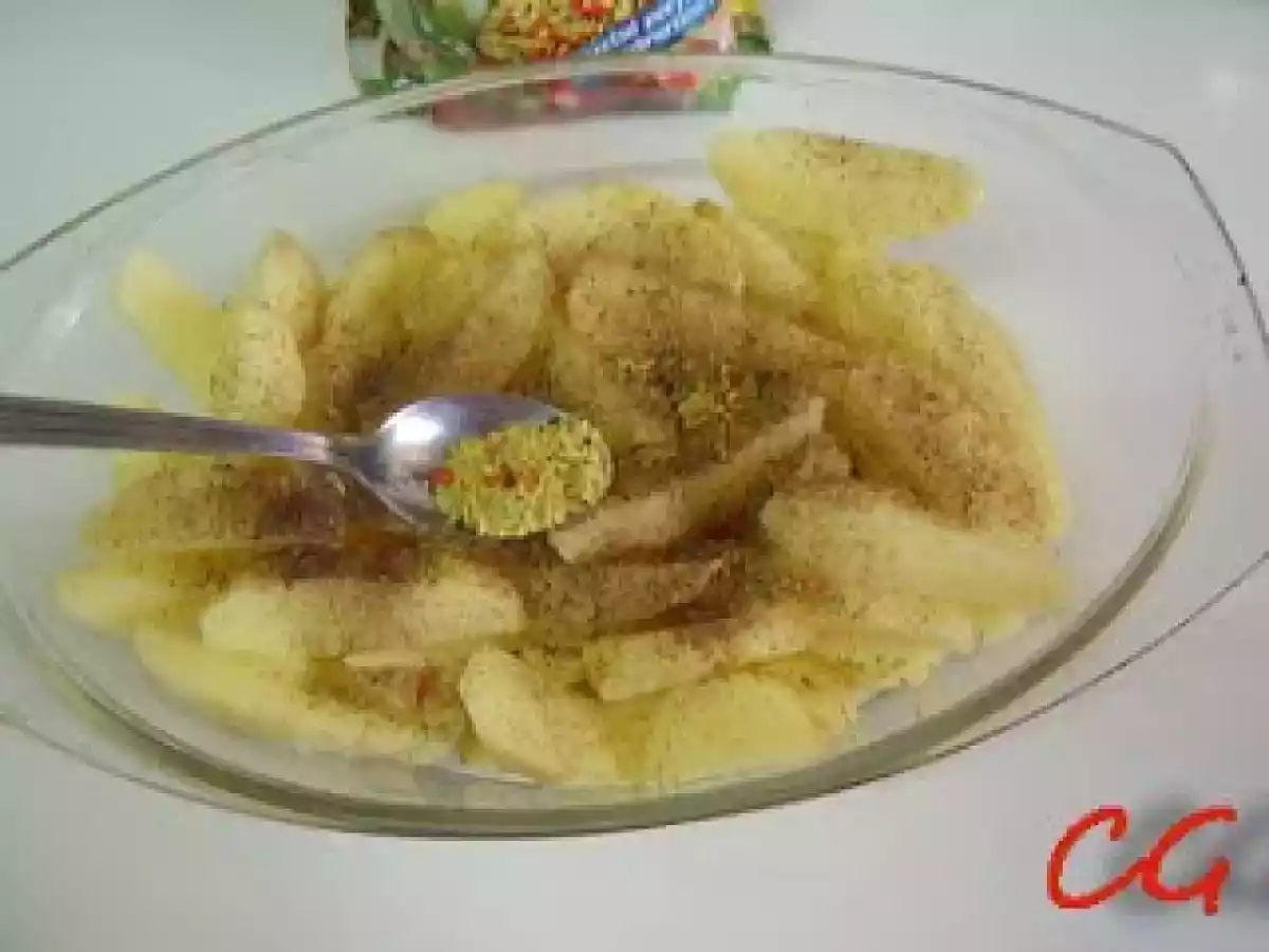 Cartofi noi la cuptor cu branza - poza 5