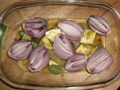 Cartofi si ceapa rosie la cuptor cu otet balsamic, poza 2