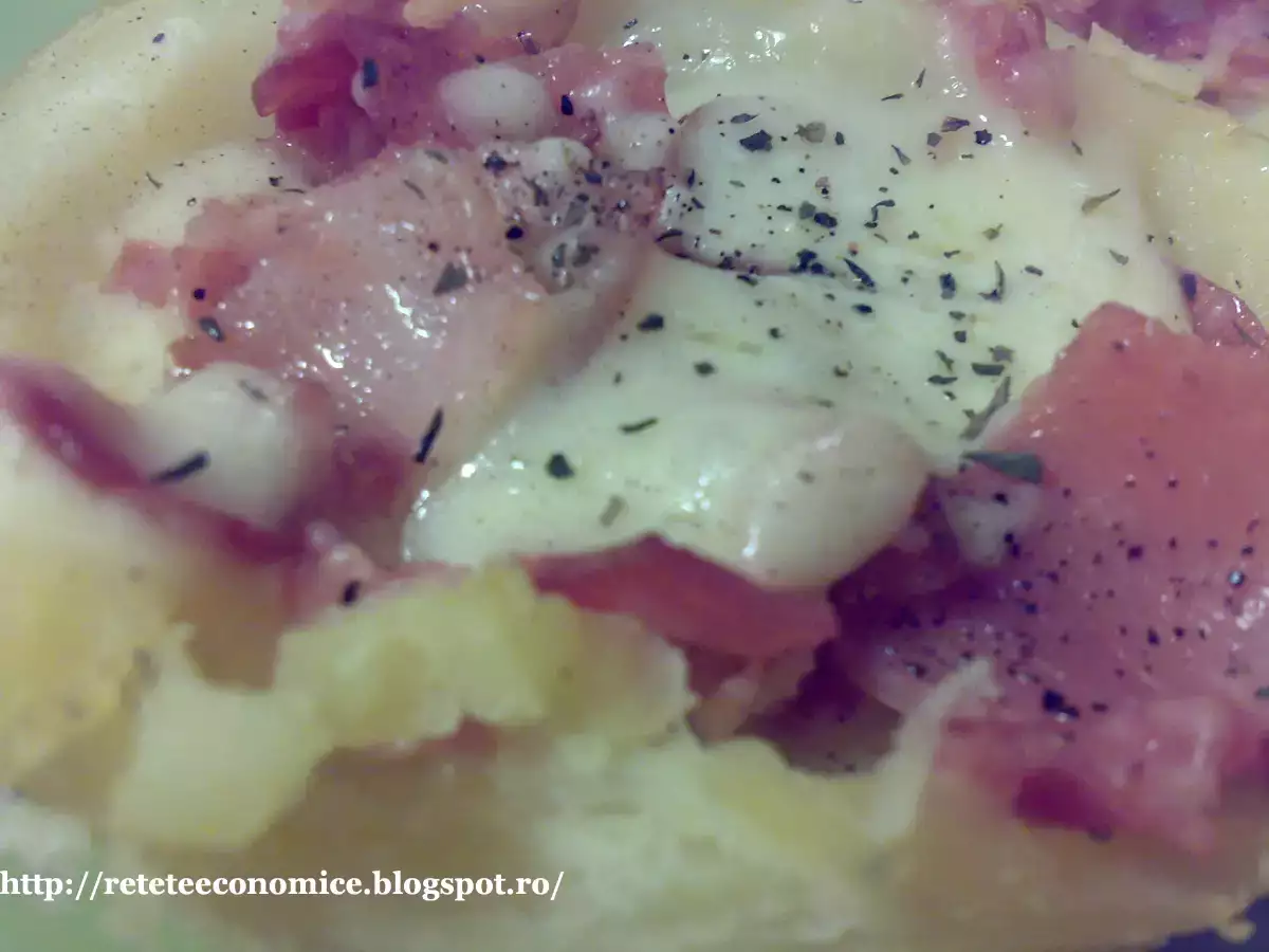 Cartofi umpluti cu cascaval si bacon - poza 2