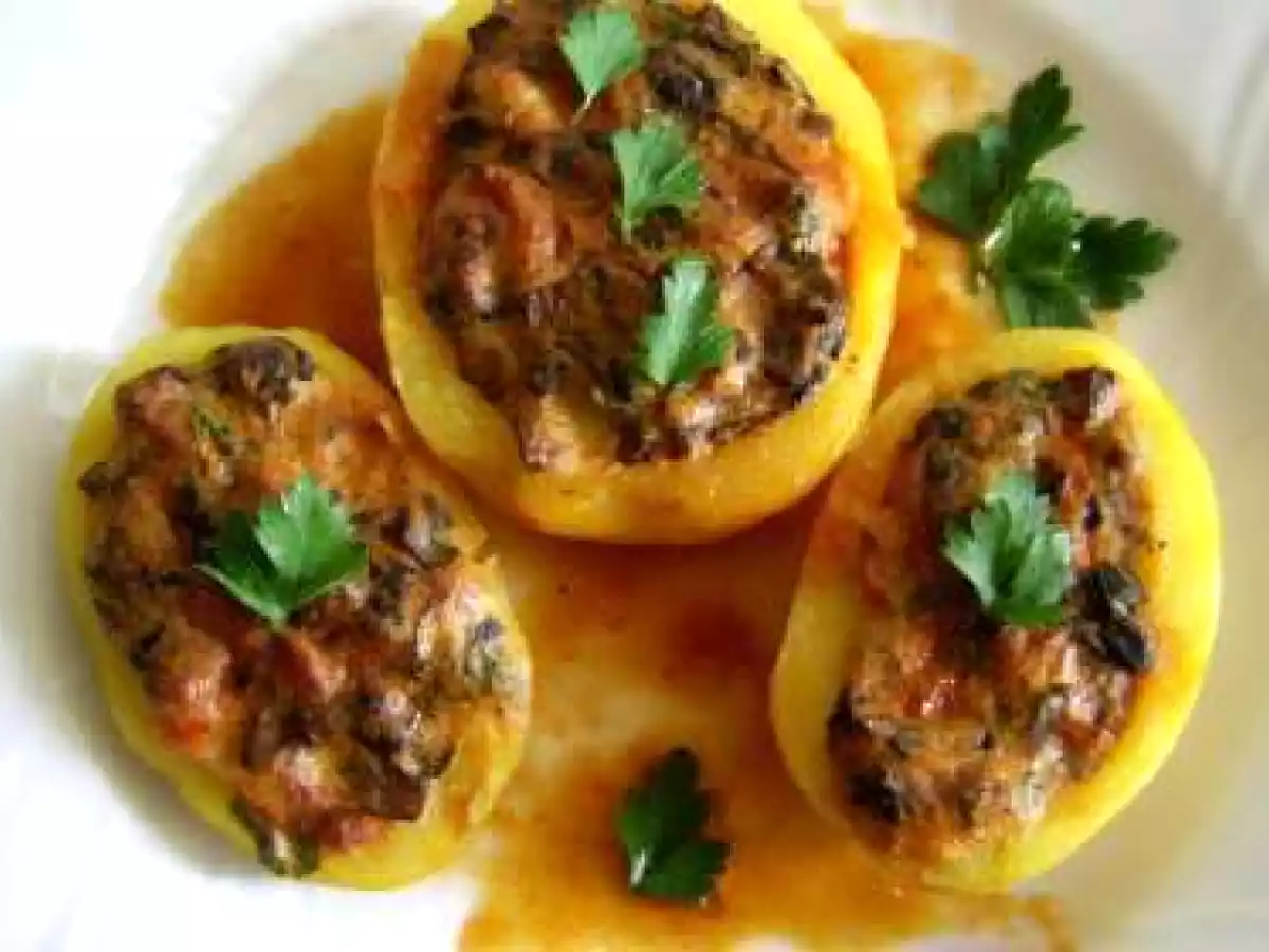 Cartofi umpluti cu ciuperci - poza 2