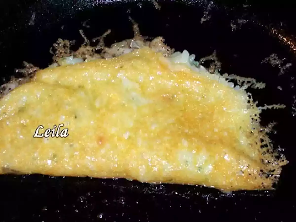 Cascaval prajit umplut cu orez - poza 2