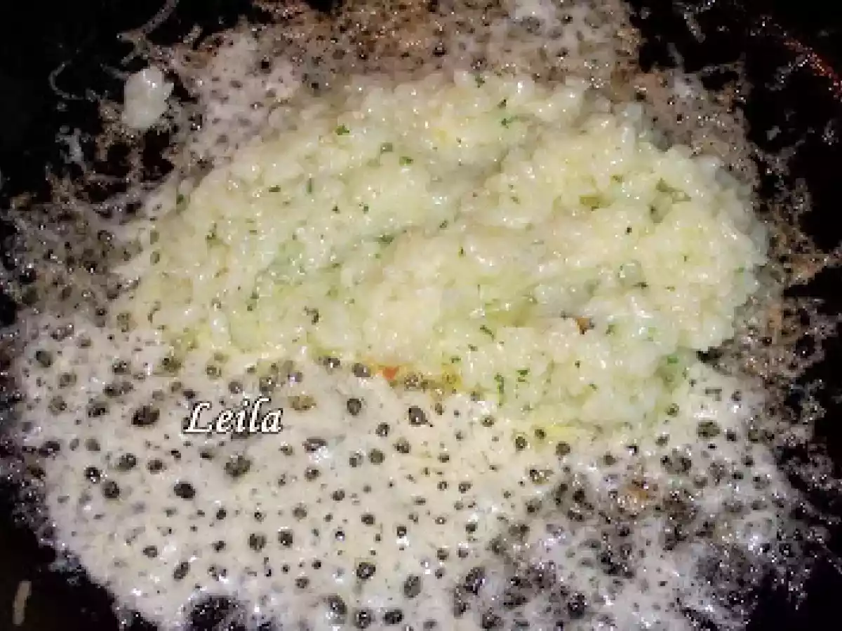 Cascaval prajit umplut cu orez - poza 4