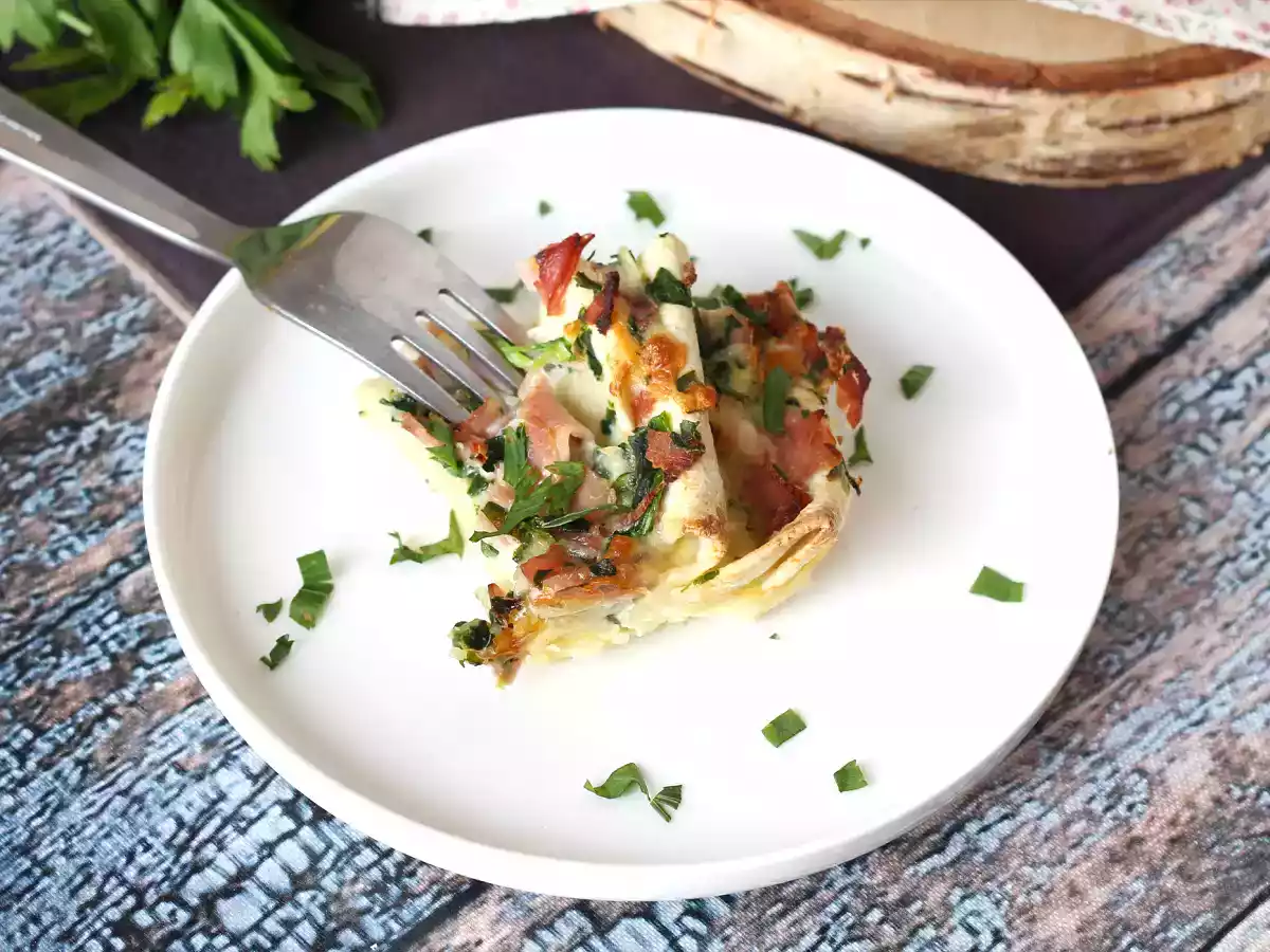 Ce să faci cu tortilla, șuncă presată, spanac și mozzarella? - poza 2