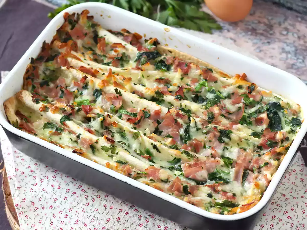 Ce să faci cu tortilla, șuncă presată, spanac și mozzarella? - poza 3