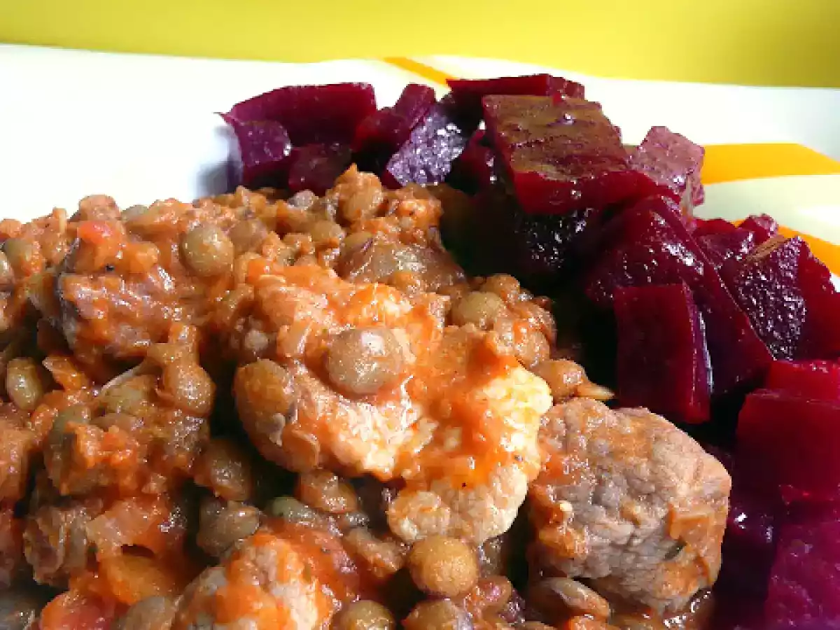 Ceafa de porc cu linte