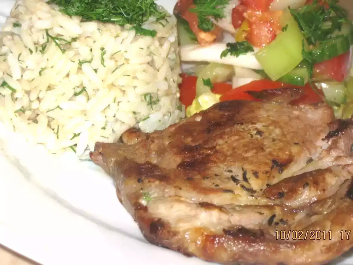 Ceafa de porc marinata la gratar - poza 3