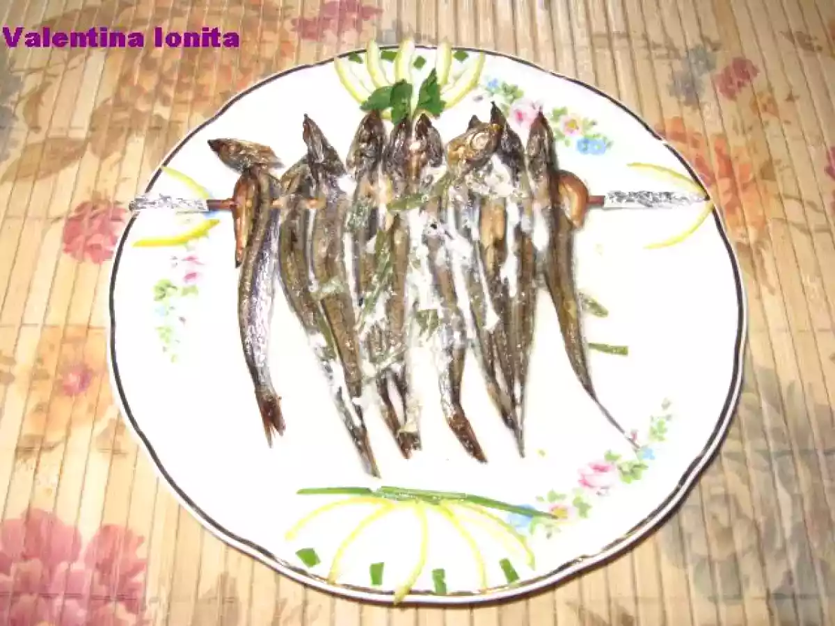 Ceatal la grill (gratar) cu sos alb