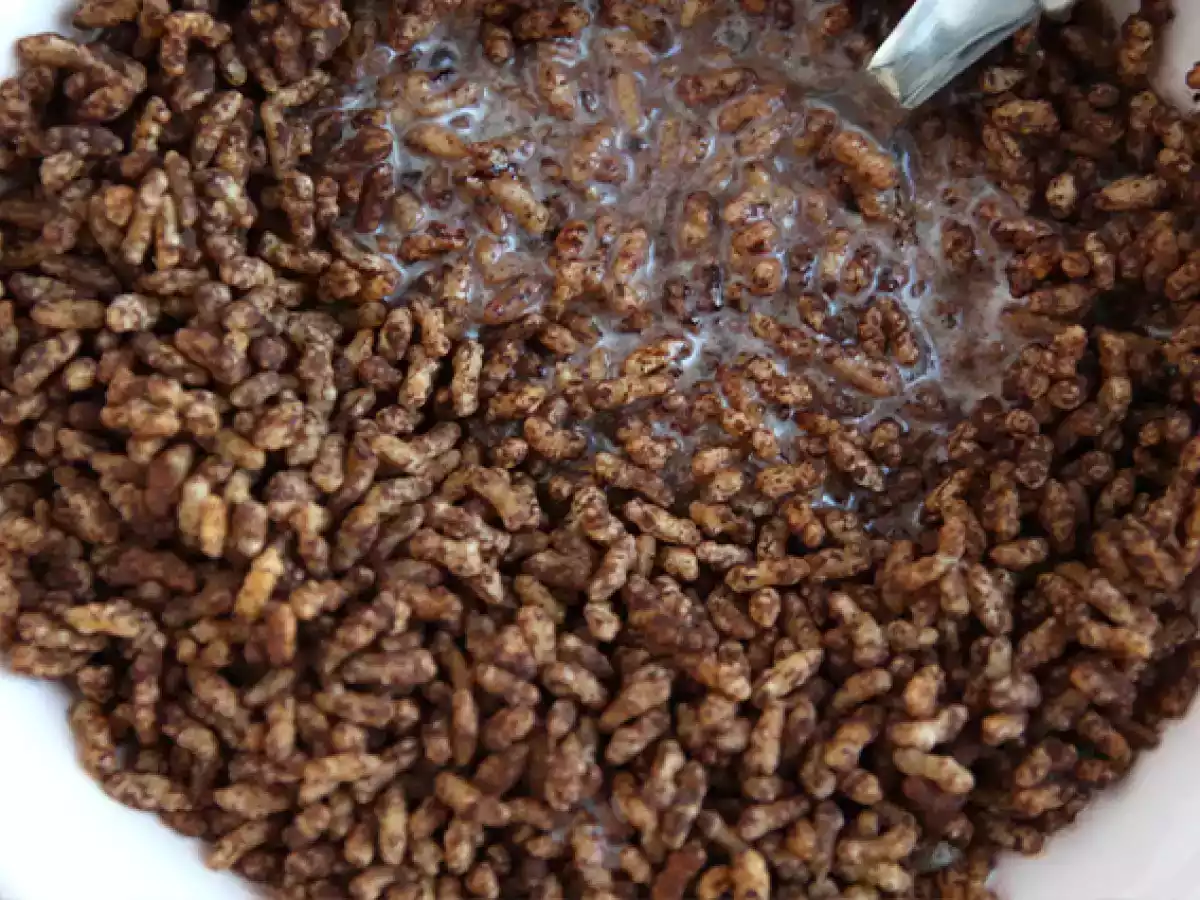 Cereale de orez expandat cu ciocolata - poza 4