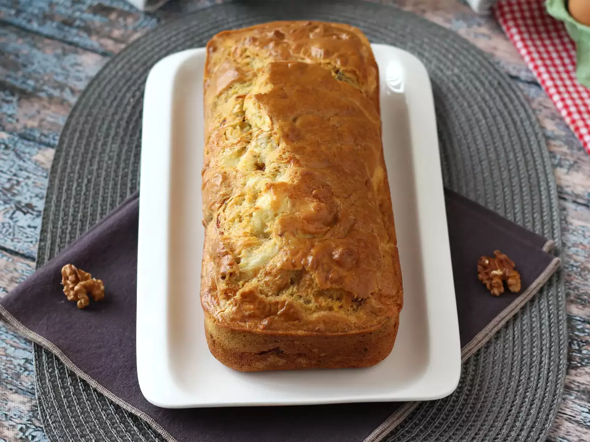 Chec aperitiv cu bacon, brânză de capră și nucă - poza 2