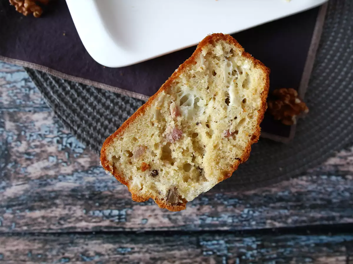 Chec aperitiv cu bacon, brânză de capră și nucă - poza 6