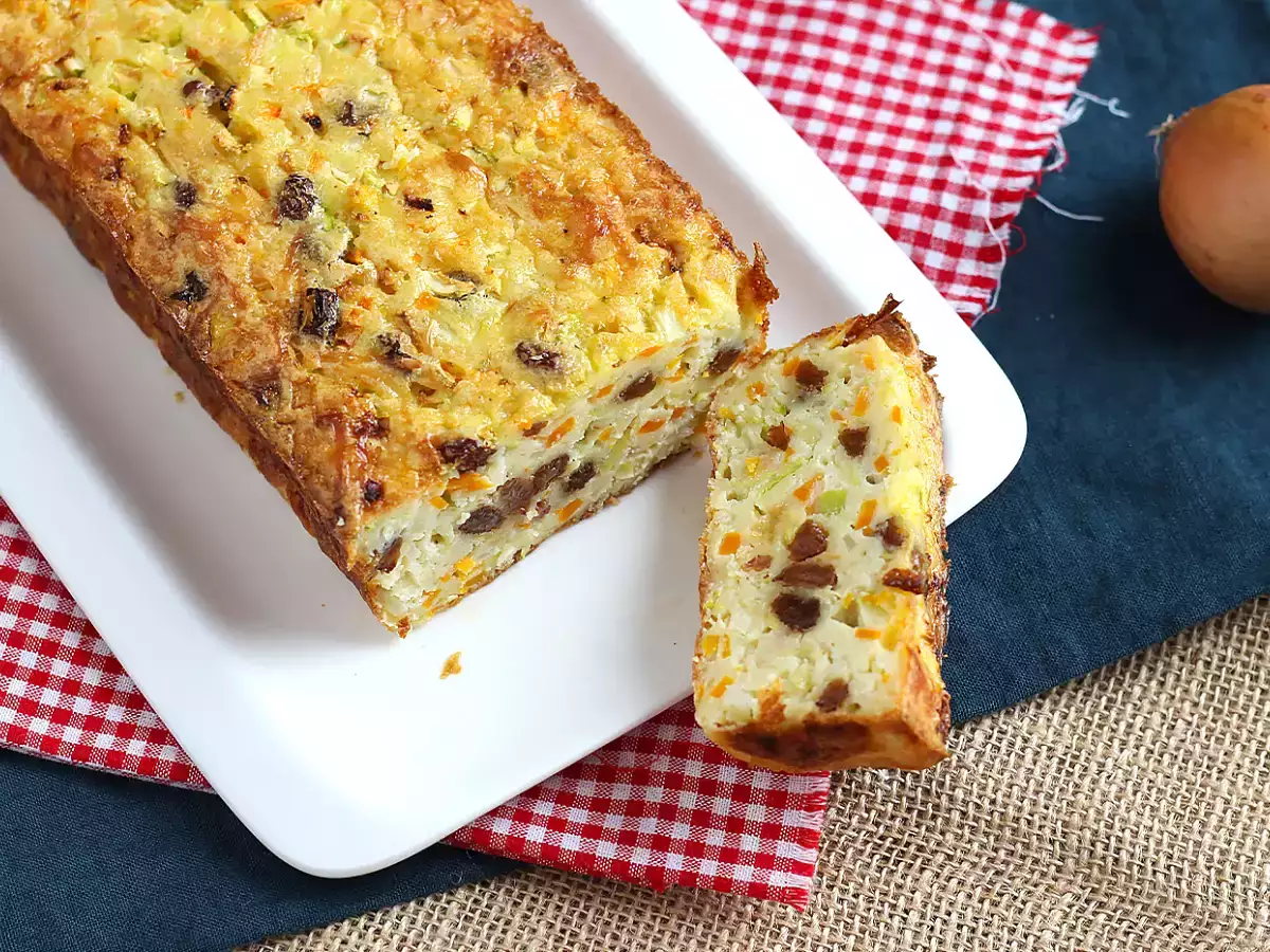 Chec aperitiv cu gris, dovlecei si morcov - poza 4