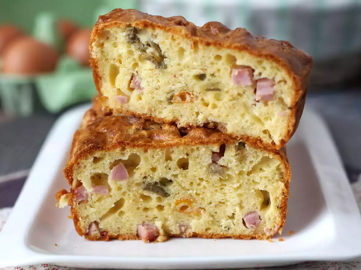 Chec aperitiv cu șuncă, măsline, roșii uscate și skyr - poza 5