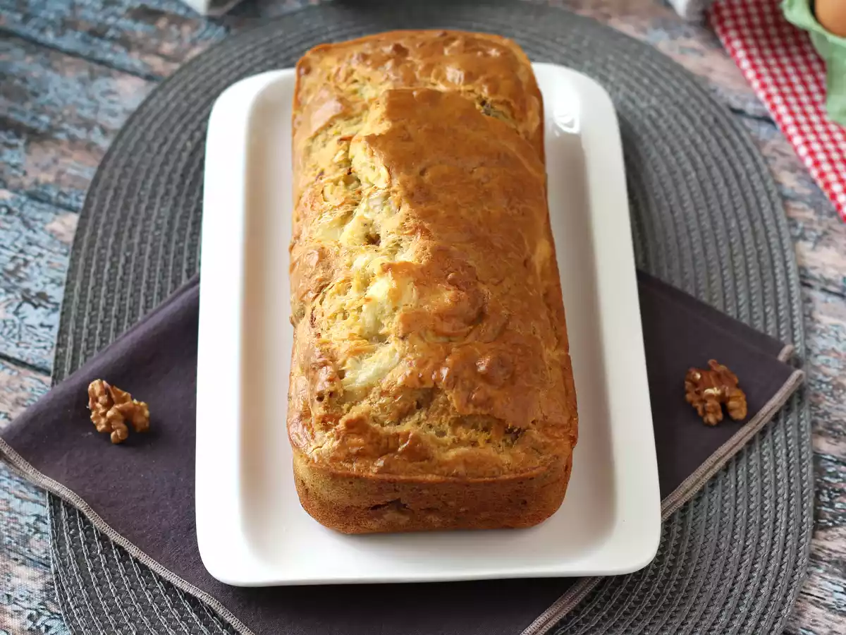 Chec apertiv cu bacon, branza de capra și nucă - poza 2