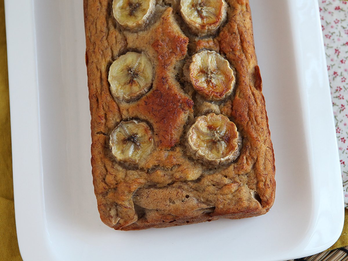 Chec cu banane fara zahar banana bread Rețetă Petitchef