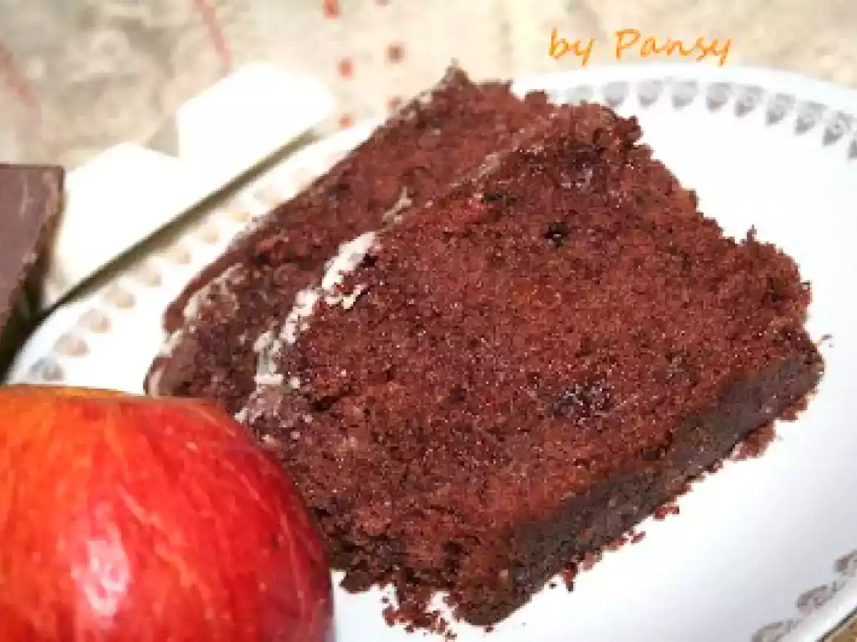 Chec cu cacao, mere si ciocolata - poza 2