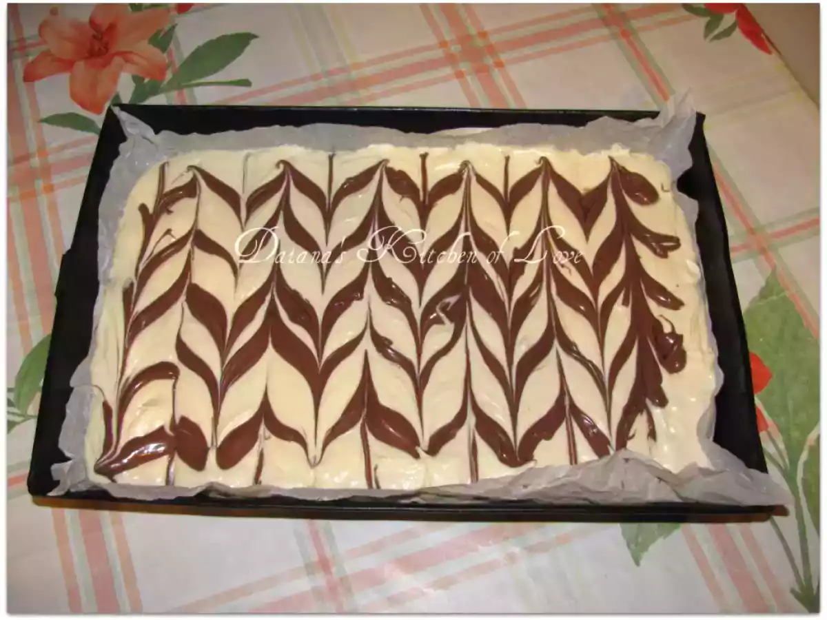 Chec cu crema de alune si ciocolata - poza 3