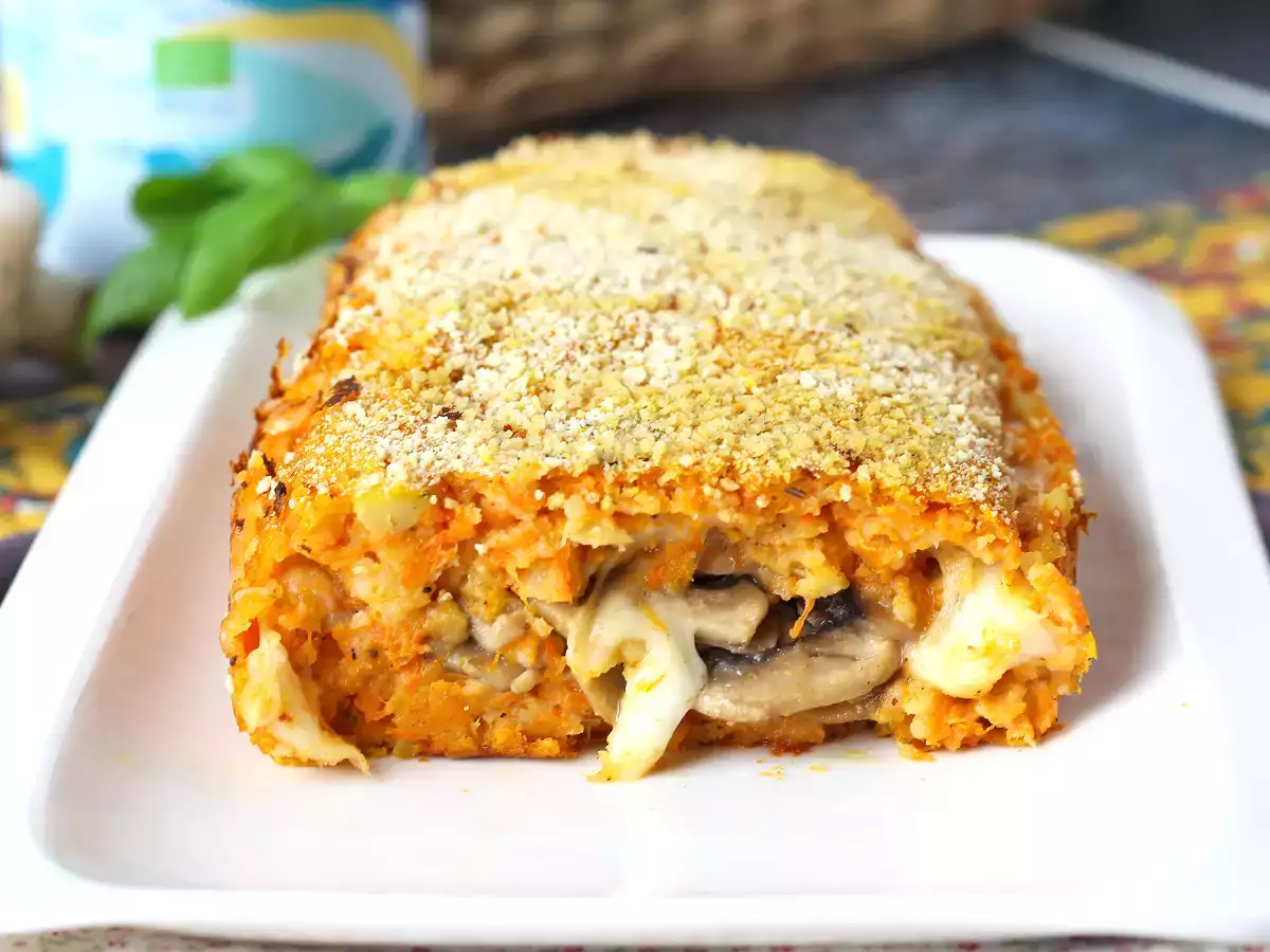 Chec cu dovleac, ciuperci și brânză scamorza: rețetă gustoasă și ușor de făcut - poza 3