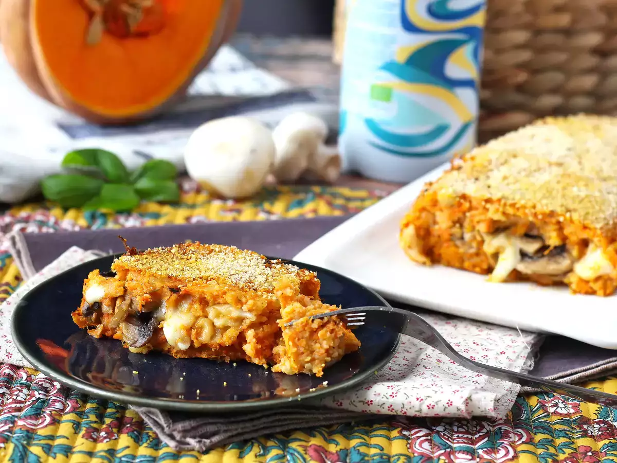 Chec cu dovleac, ciuperci și brânză scamorza: rețetă gustoasă și ușor de făcut - poza 5