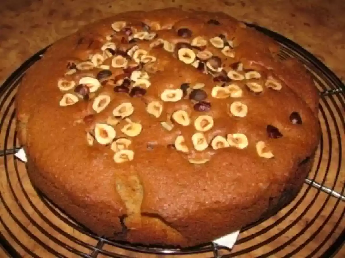 Chec cu Nutella si alune de padure