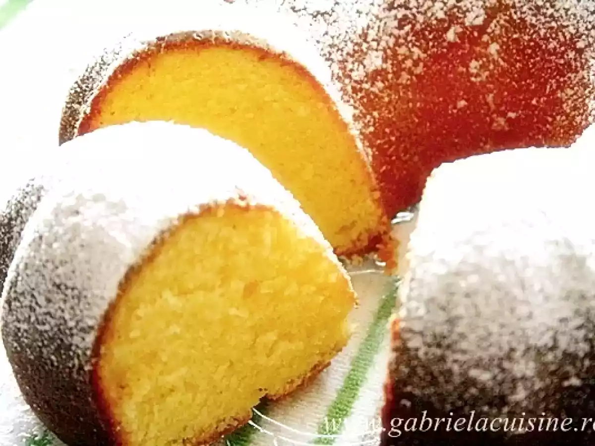 Chec cu unt si aroma de lamaie