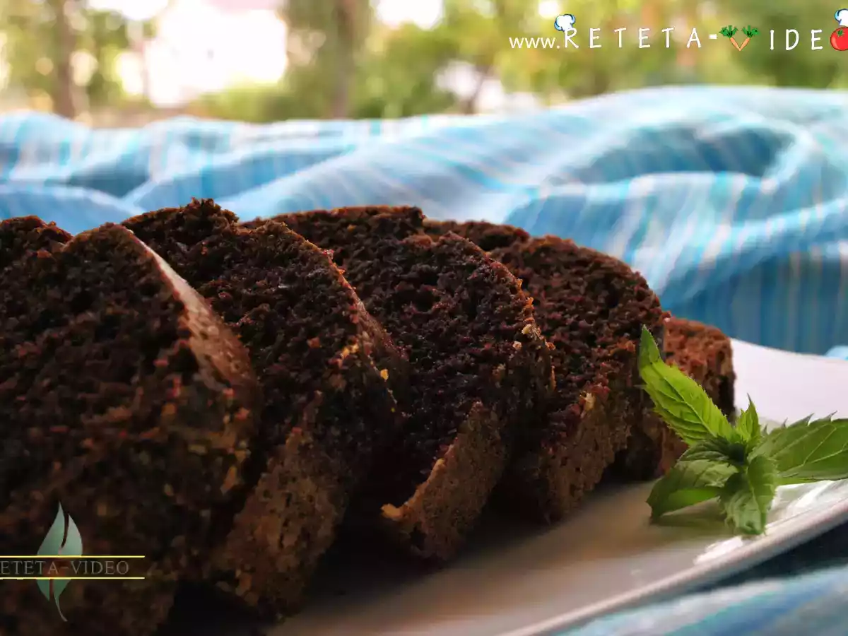 Chec cu Vin Rosu si Ciocolata (Reteta Video)