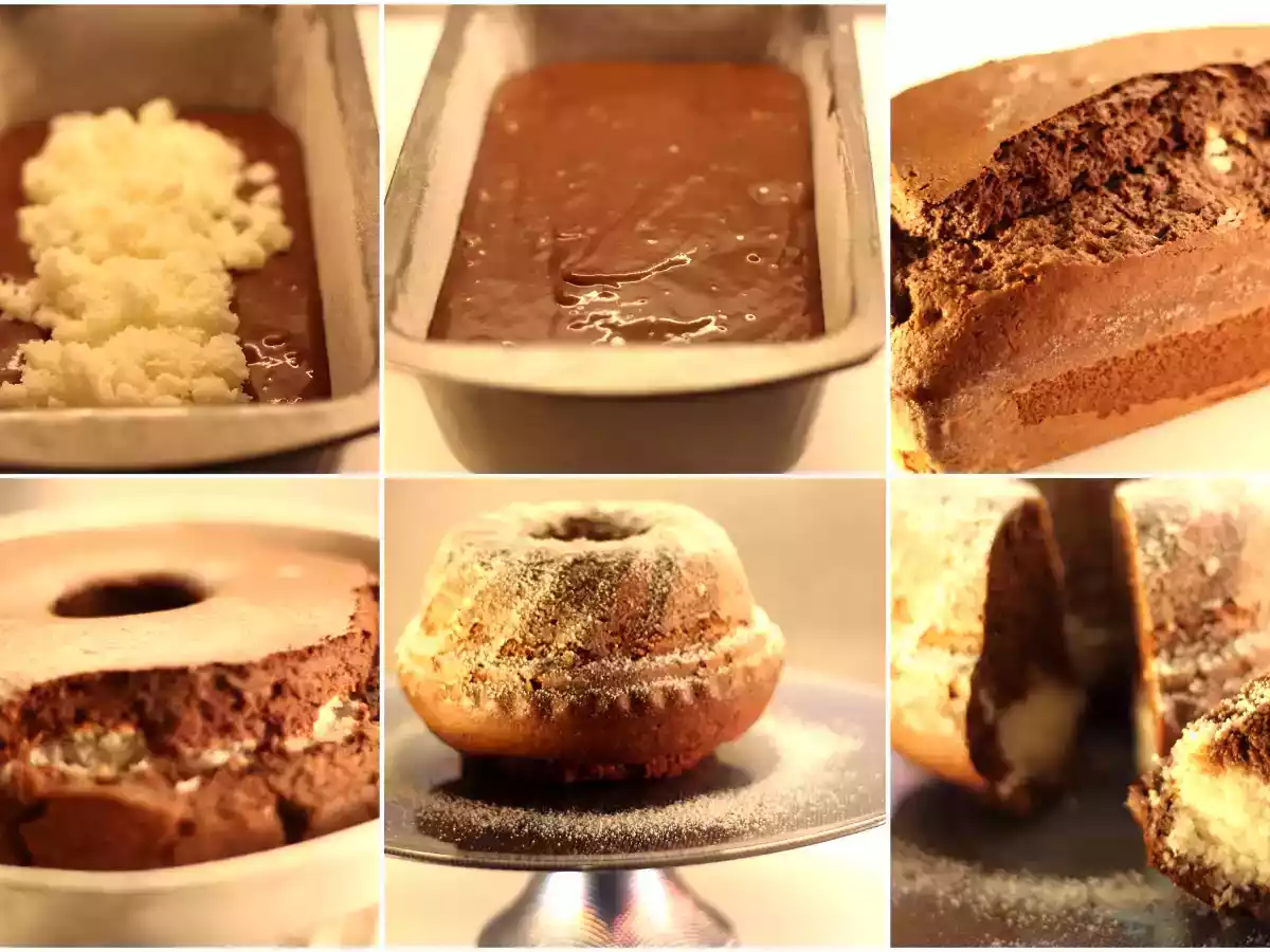 Chec de cacao cu inima de cocos - poza 2