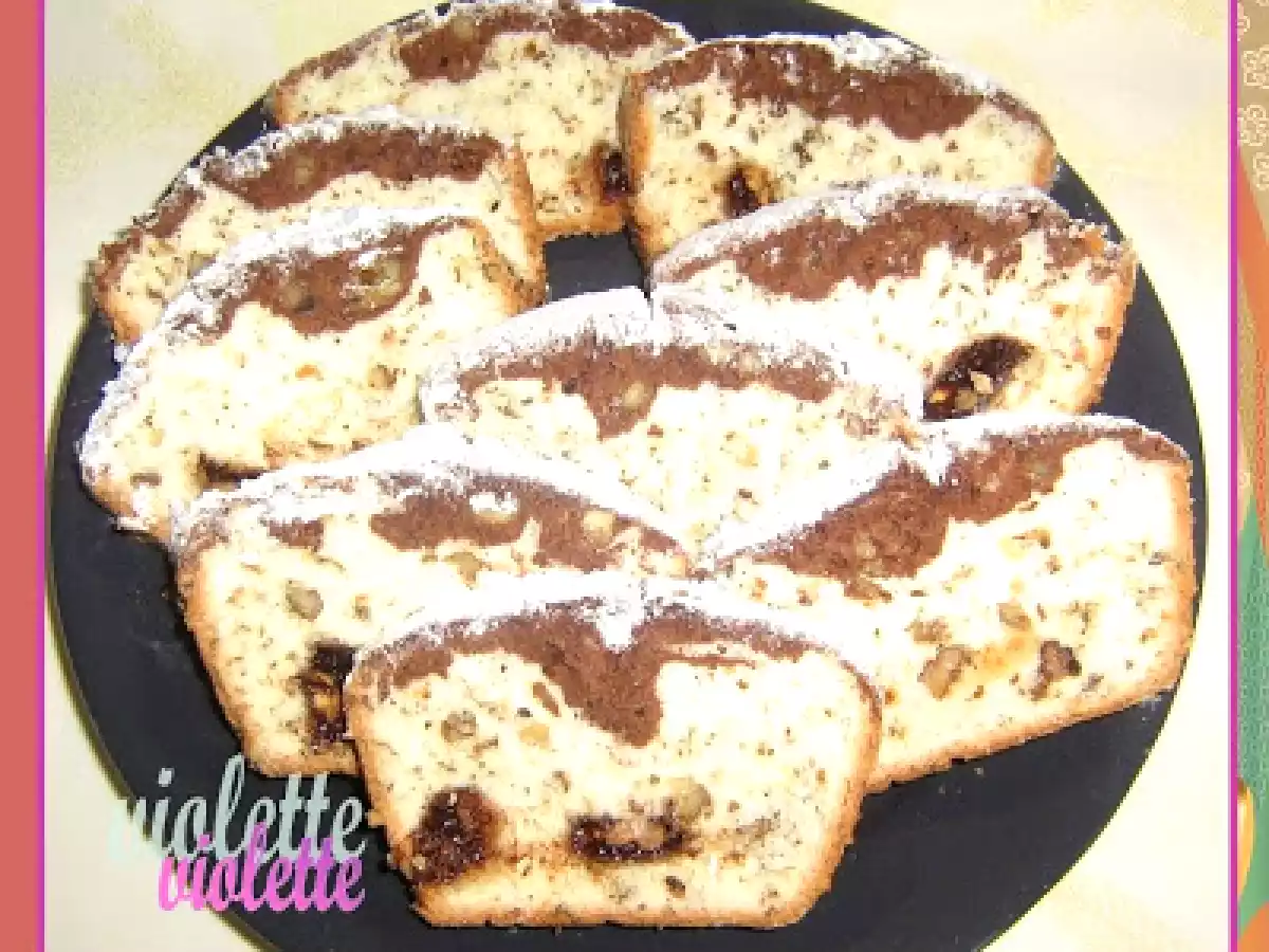 Chec din albusuri cu nuci si ciocolata - poza 3