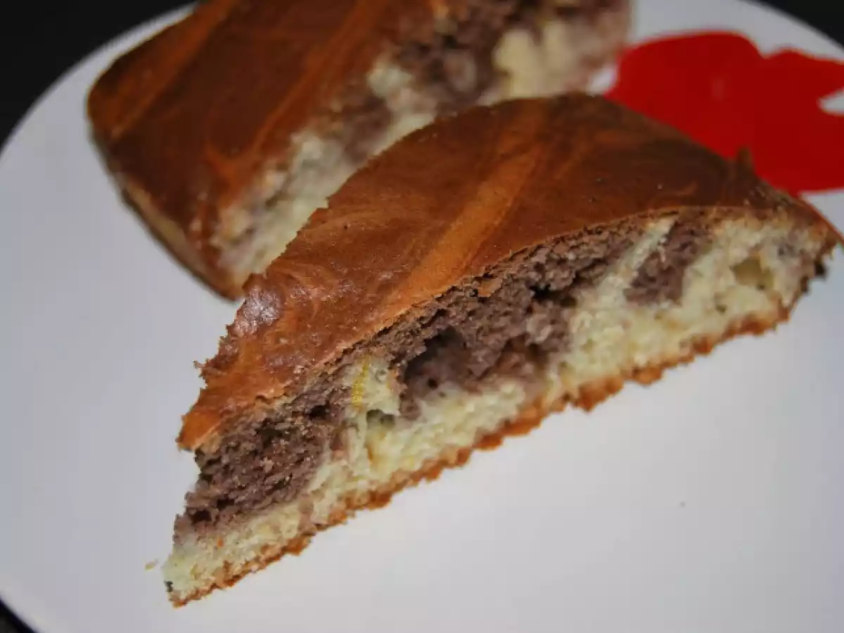 Chec marmorat cu lamaie si cacao - poza 2