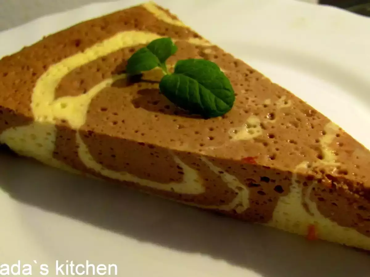 Cheese cake cu ciocolata si portocale - poza 3