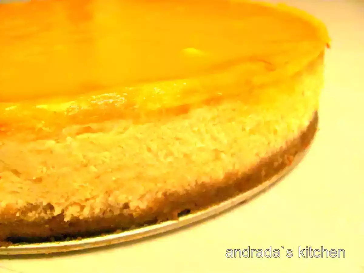 Cheese cake cu portocale