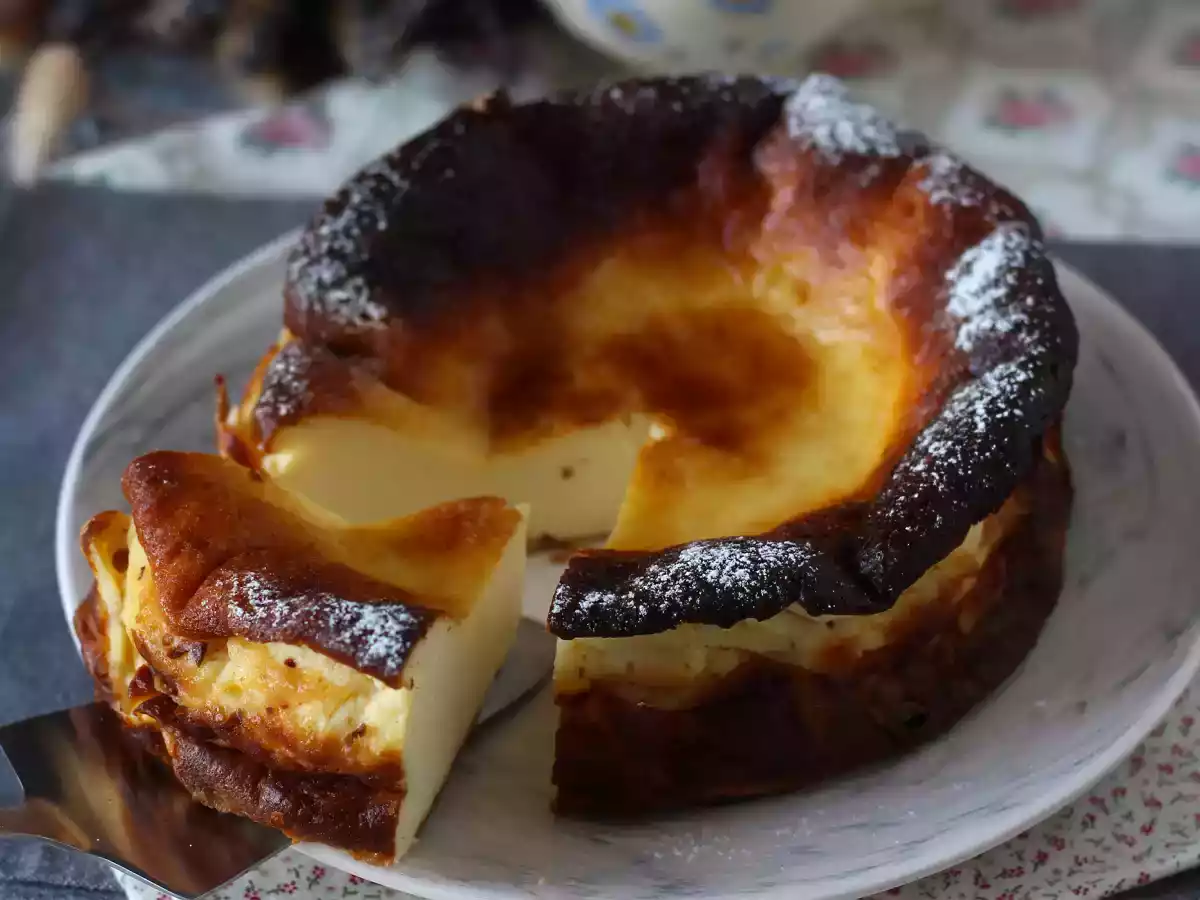 Cheesecake basque - poza 3