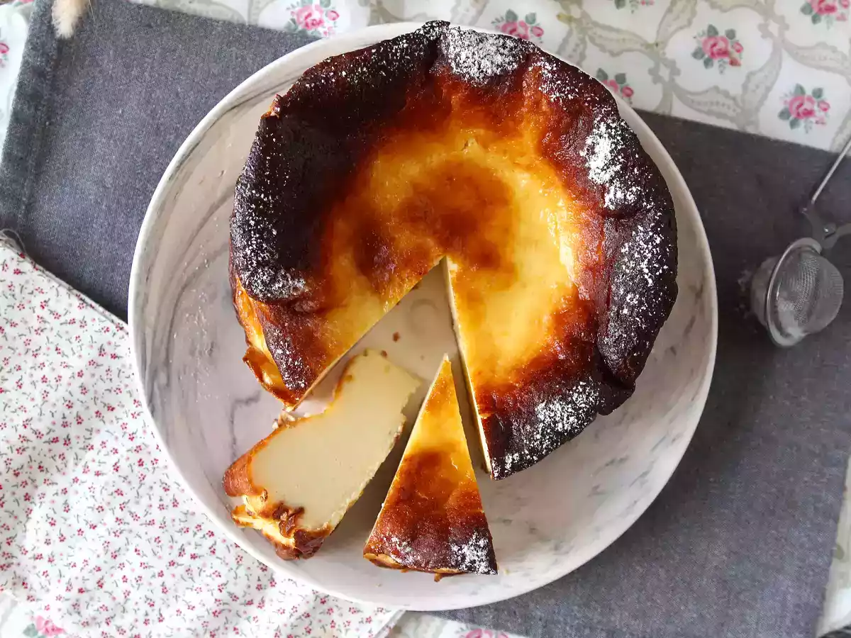 Cheesecake basque - poza 4