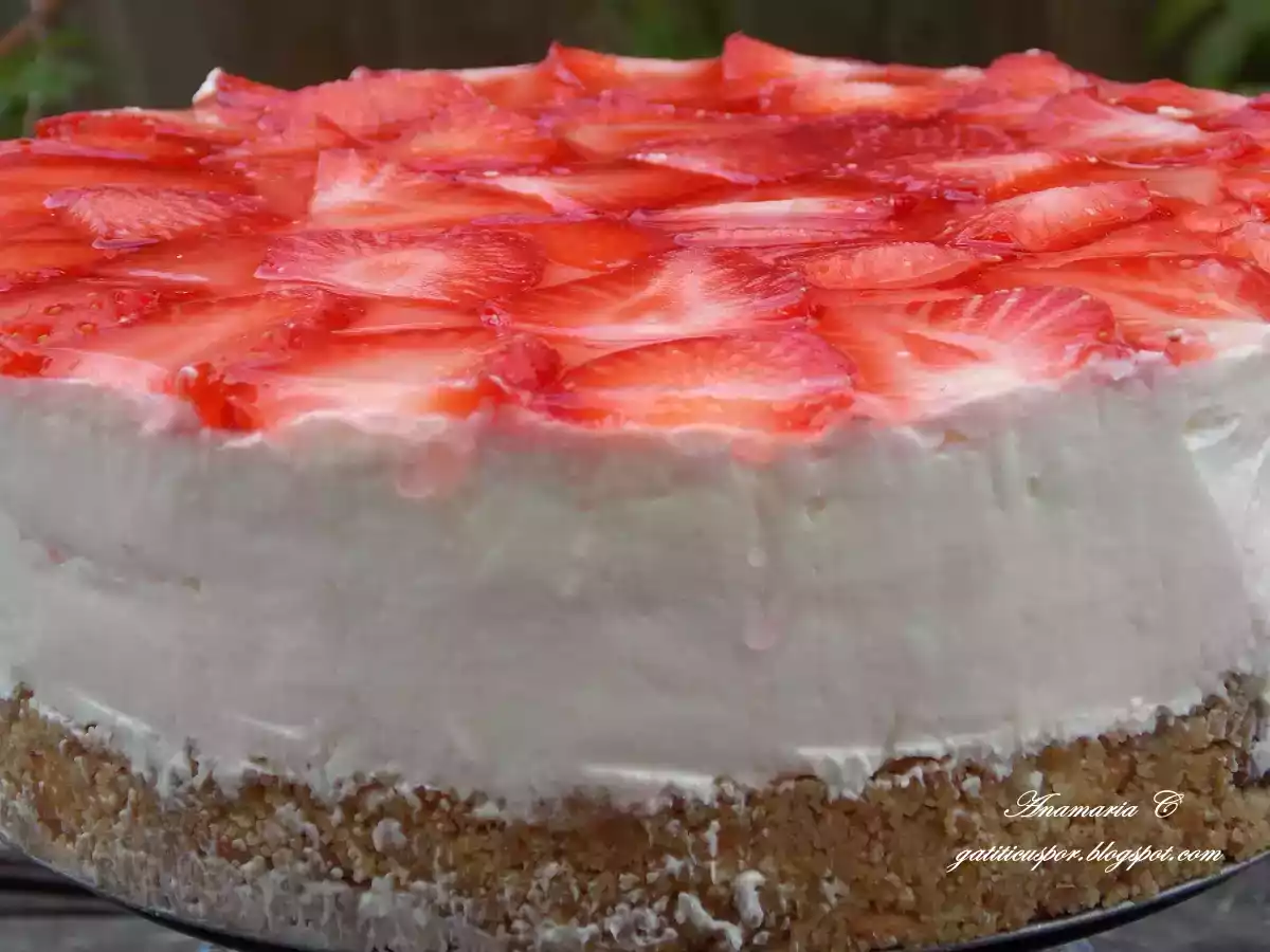 Cheesecake Cu Capsune In 3 Pasi Simpli - poza 2