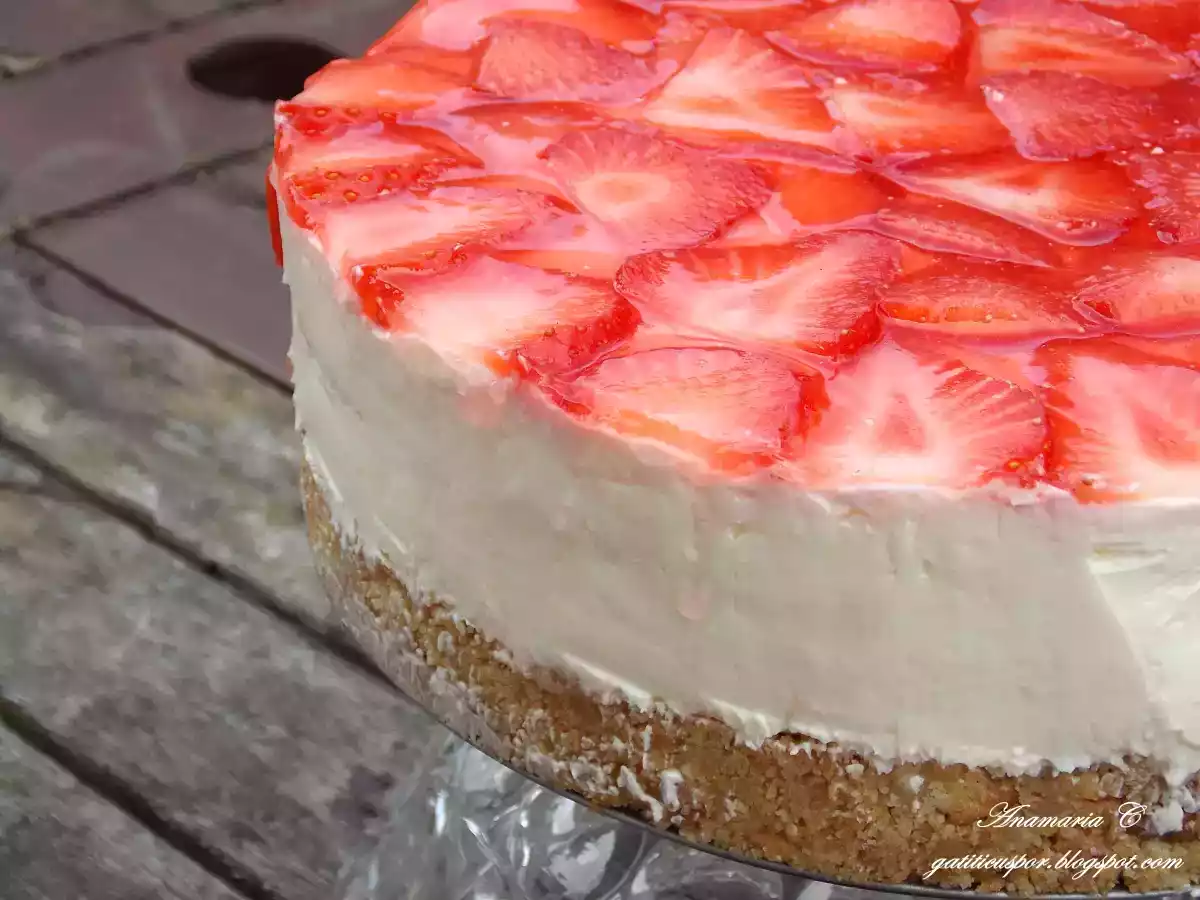 Cheesecake Cu Capsune In 3 Pasi Simpli - poza 3